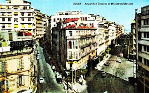 Alger - Angle Rue Charras et Boulevard Baudin